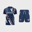 Men's Crew Neck Set-in Half Sleeve Jersey + Shorts 