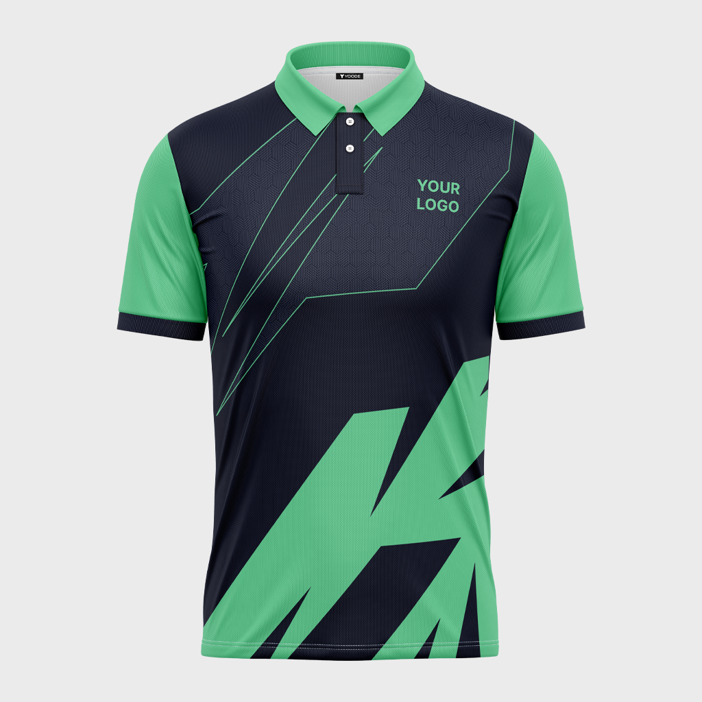 AOP Men Polo Set-in Half Sleeve Jersey