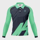AOP Men Polo Raglan Full Sleeve Jersey 