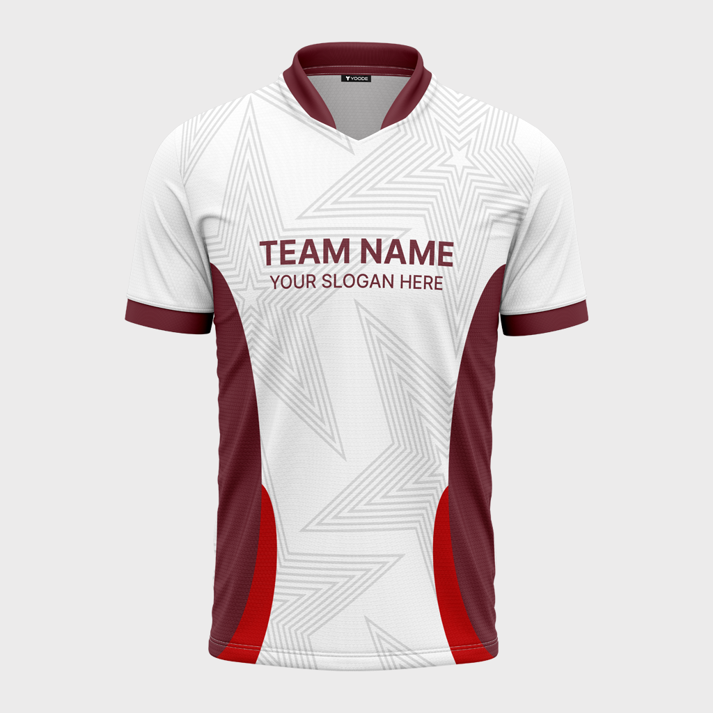 Men's Mandarin Collar Set-in Half Sleeve Jersey 