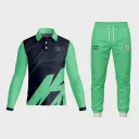 AOP Men Polo Set-in Full Sleeve Jersey + Track Pants