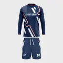 AOP Men Crew Neck Set-in Full Sleeve Jersey + Shorts 