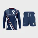 Men's Crew Neck Set-in Full Sleeve Jersey + Shorts 