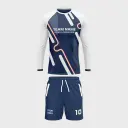 AOP Men Crew Neck Full Raglan Sleeve Jersey + Shorts 
