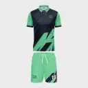 AOP Men Polo Set-in Half Sleeve Jersey + Shorts