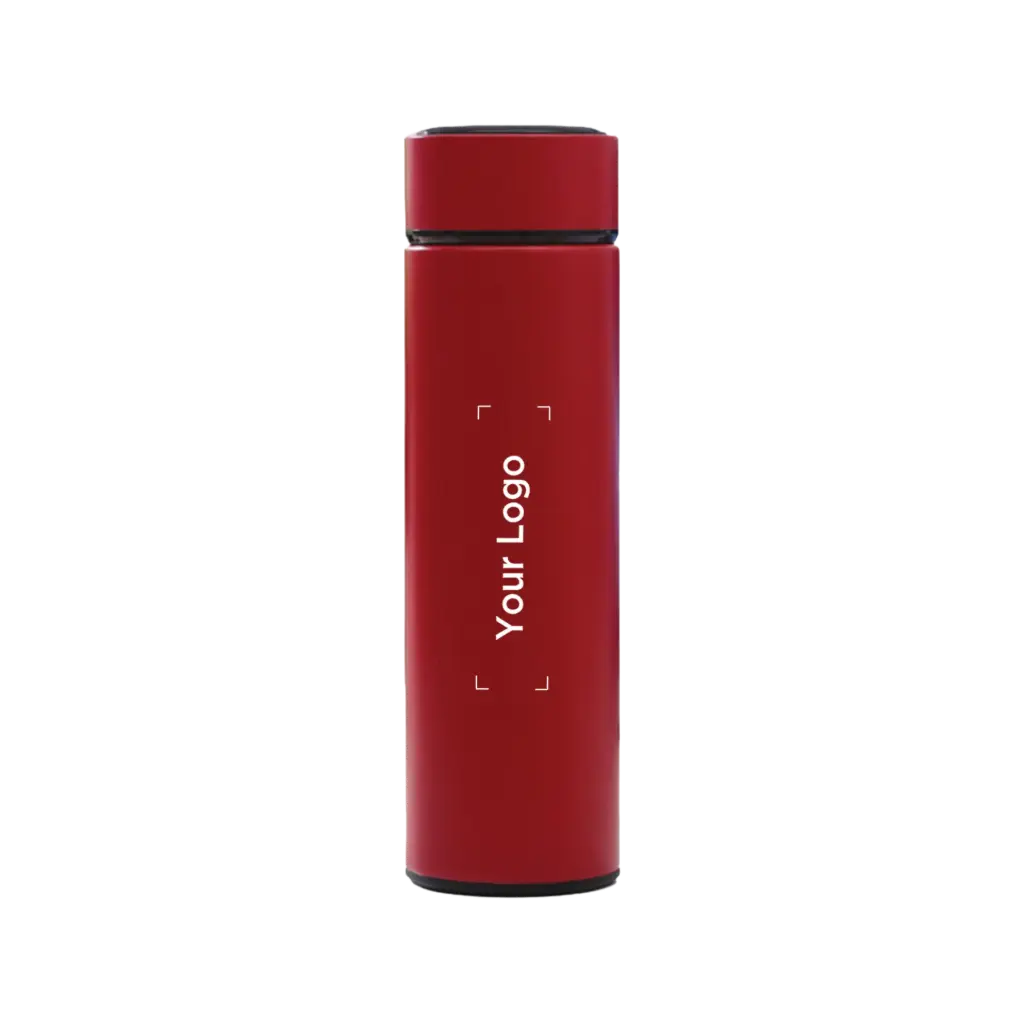 Smart Degree Temperature Bottle  (Red)
