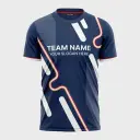 AOP Boys Crew Neck Set-in Half Sleeve Jersey