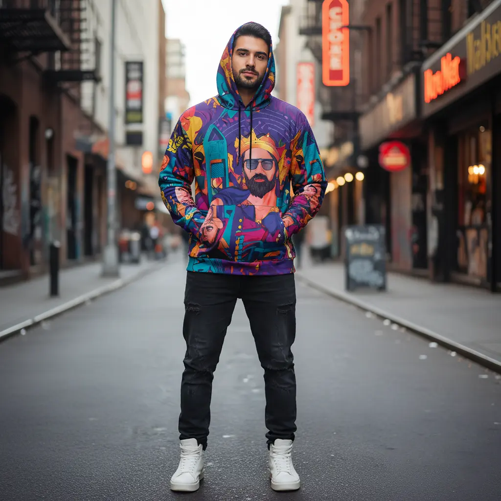 Men's Metro King Graphic Hoodie