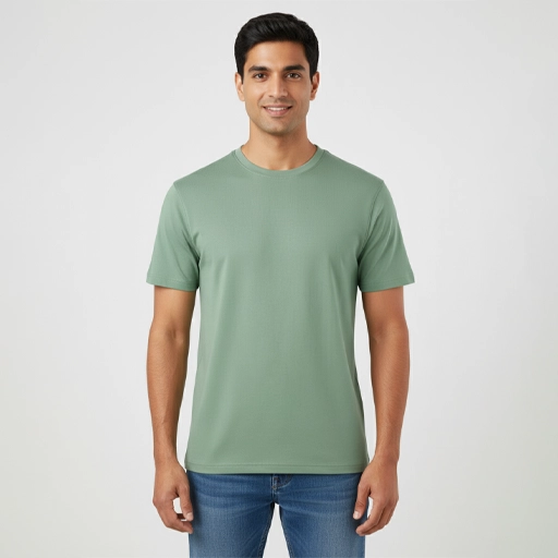 Men Interlock Crew Neck