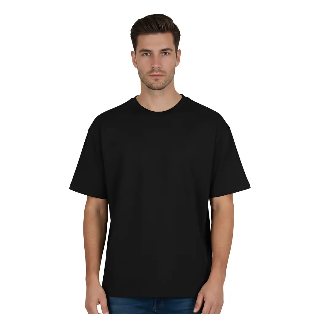 Oversized Crew Neck Terry Cotton