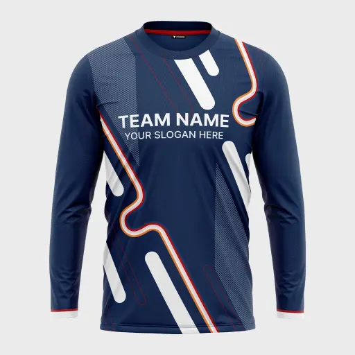 AOP Men Crew Neck Set-in Full Sleeve Jersey