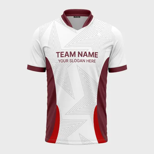 Men's Mandarin Collar Set-in Half Sleeve Jersey 
