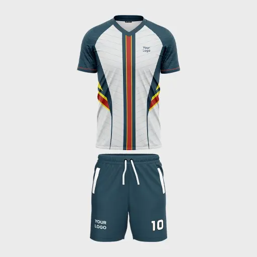AOP Men V-Neck Raglan Half Sleeve Jersey + Shorts 