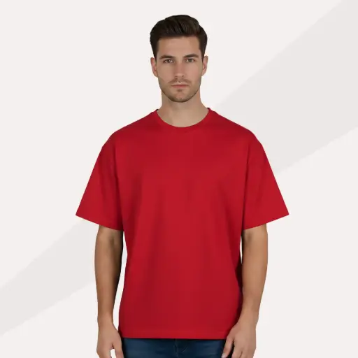 Terry Cotton Oversized Crew Neck 