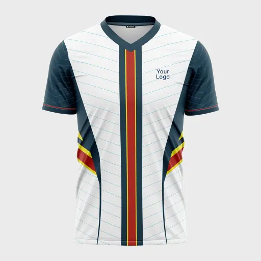 Men's V-Neck Set-In Half Sleeve Jersey